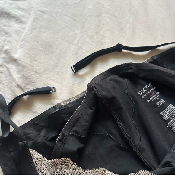 Secret By Victoria's Secret So Curvaceous Push Up Shaping Lace Dress Size Large - Picture 10 of 12